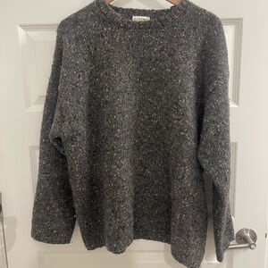 J. Crew Men's Gray Wool Sweater